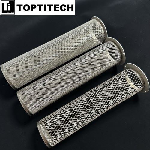 Dia150mm Titanium Expanded Mesh Screen Filter